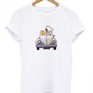 snoopy and woodstock t-shirt