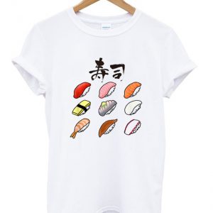 japanese sushi t-shirt