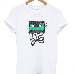 melting cassette t-shirt