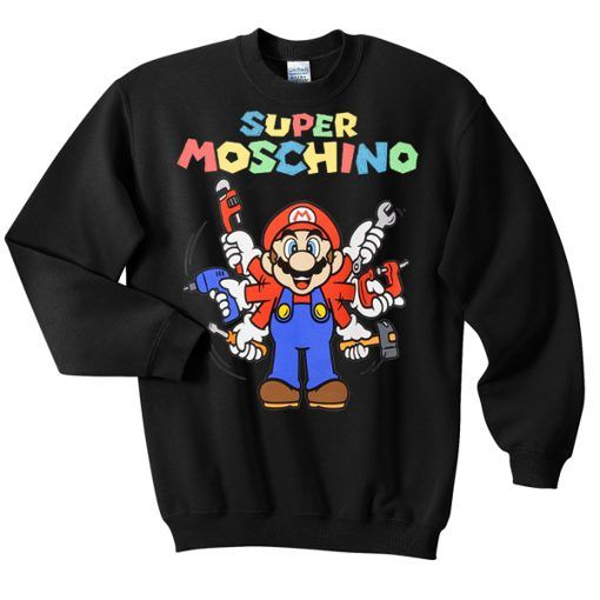 super moschino sweatshirt