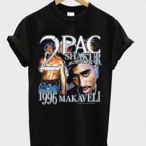2 pac shakur 1996 makaveli t-shirt