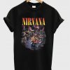 nirvana live concert photo t-shirt