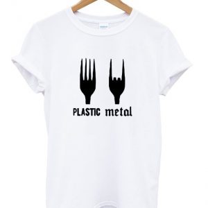 plastic metal t-shirt