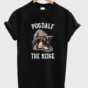 pugdalf the beige t-shirt