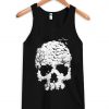 halloween skull tank top