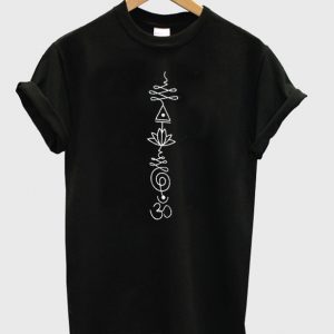 lotus yogini yoga t-shirt