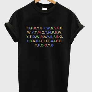 tik tok initials t-shirt