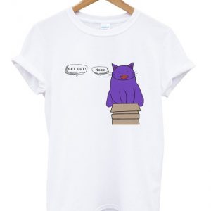 ultraviolet crazy cat t-shirt