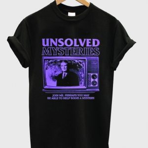 unsolved mysteries t-shirt