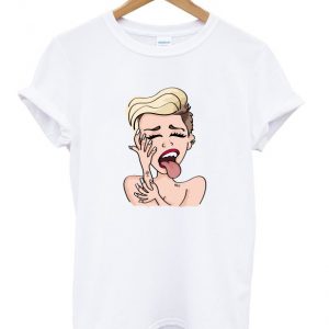 miley cyrus cartoon t-shirt