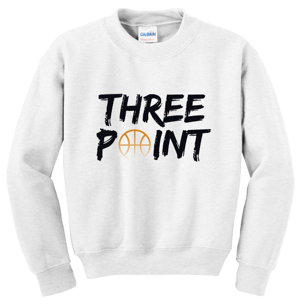 three point sweatshirt