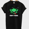 don't panic virus t-shirt