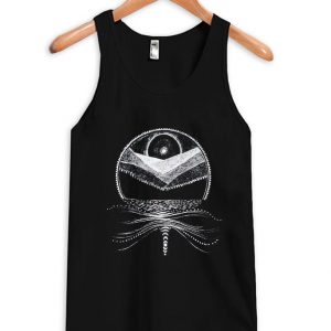 moon and mountain tank top