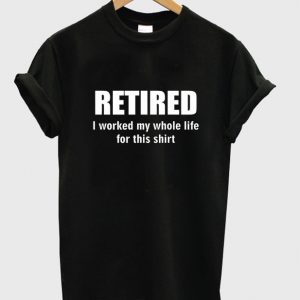 retired t-shirt