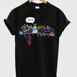 jesus super heroes t-shirt