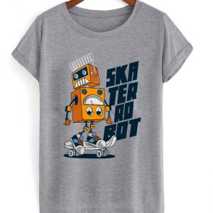 skater robot t-shirt