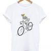 skull riding a bike t-shirt