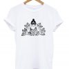 girl with plants t-shirt