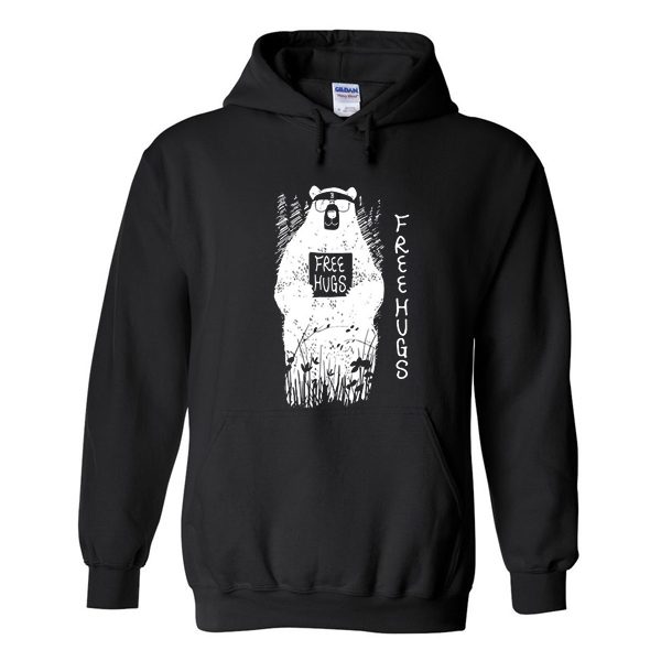 bear free hugs hoodie