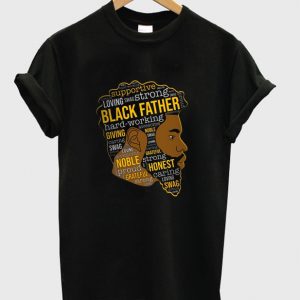 black father t-shirt