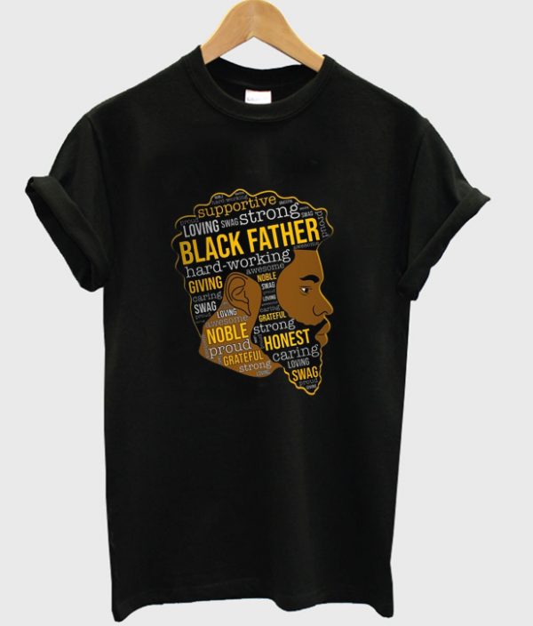 black father t-shirt