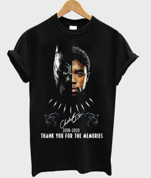black panther thank you for the memories t-shirt