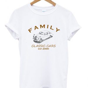 family classic car t-shirt