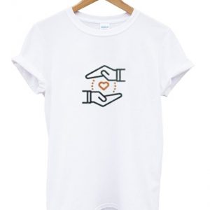 love in hand t-shirt