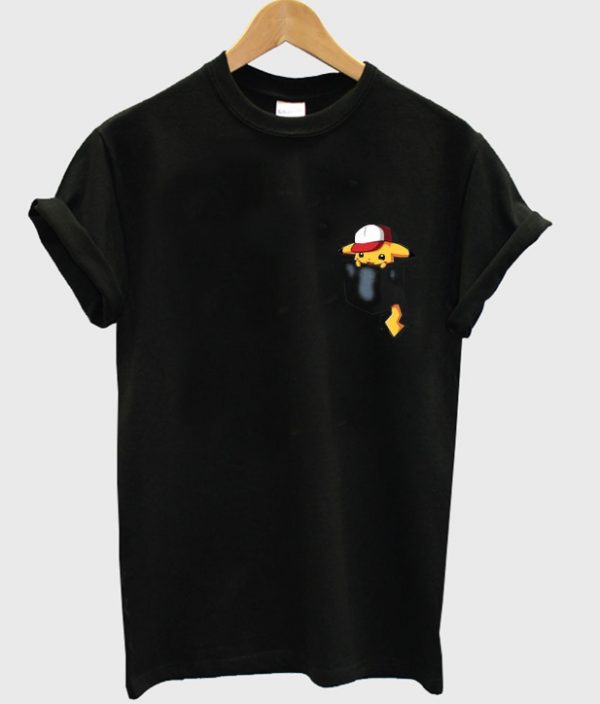 pikachu pocket t-shirt