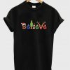 believe christmas t-shirt