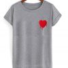 bleeding heart t-shirt