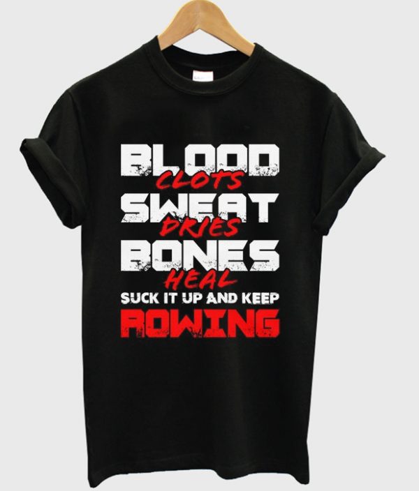 blood sweat bones t-shirt