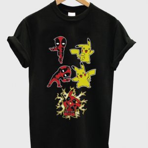 deadpool pikachu t-shirt