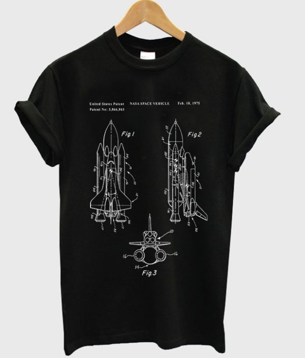 nasa space shuttle t-shirt