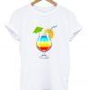 rainbow cocktail t-shirt