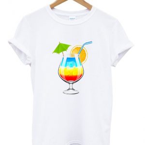 rainbow cocktail t-shirt