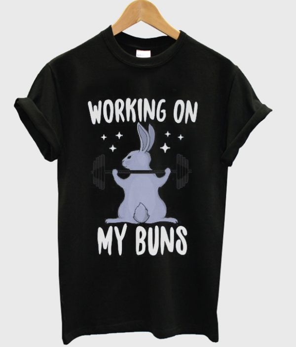 working on my buns t-shirt