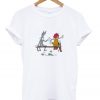 bugs and elmer smoking t-shirt