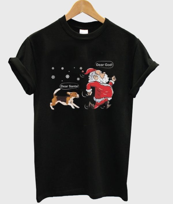 dear santa t-shirt