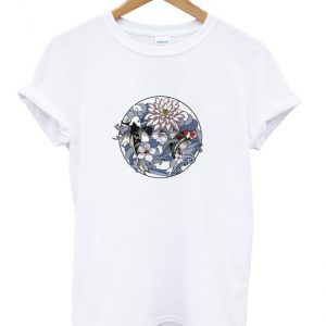 japanese flower t-shirt