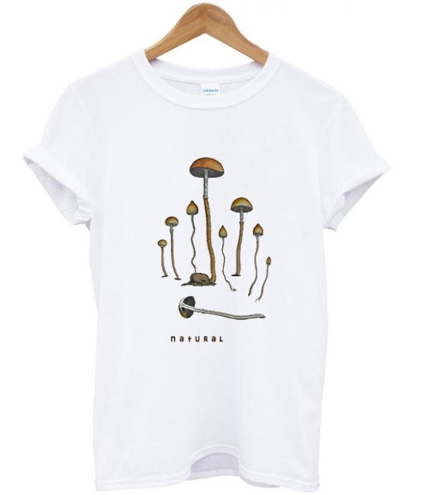 natural mushroom t-shirt