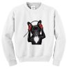 bulldog DJ sweatshirt