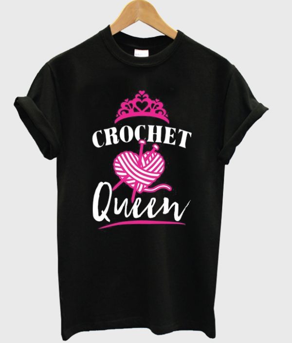 crochet queen t-shirt