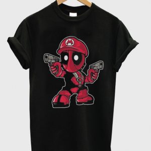 deadpool mario t-shirt