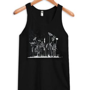 garden flower tank top