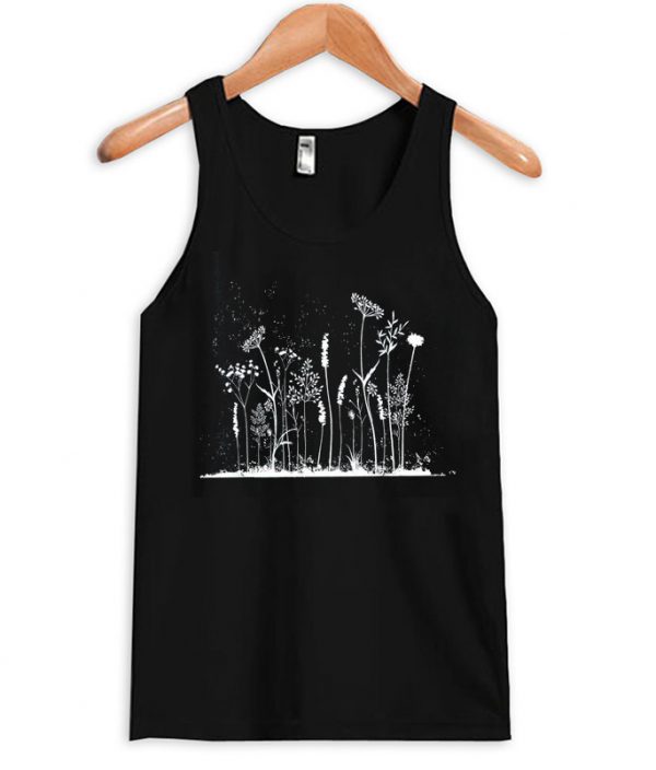 garden flower tank top