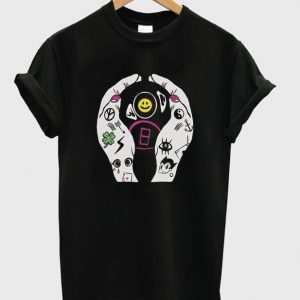 happy magic 8 ball t-shirt