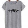 knitting heartbeat t-shirt