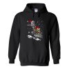 santa mandalorian baby yoda hoodie