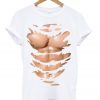 six pack muscle t-shirt